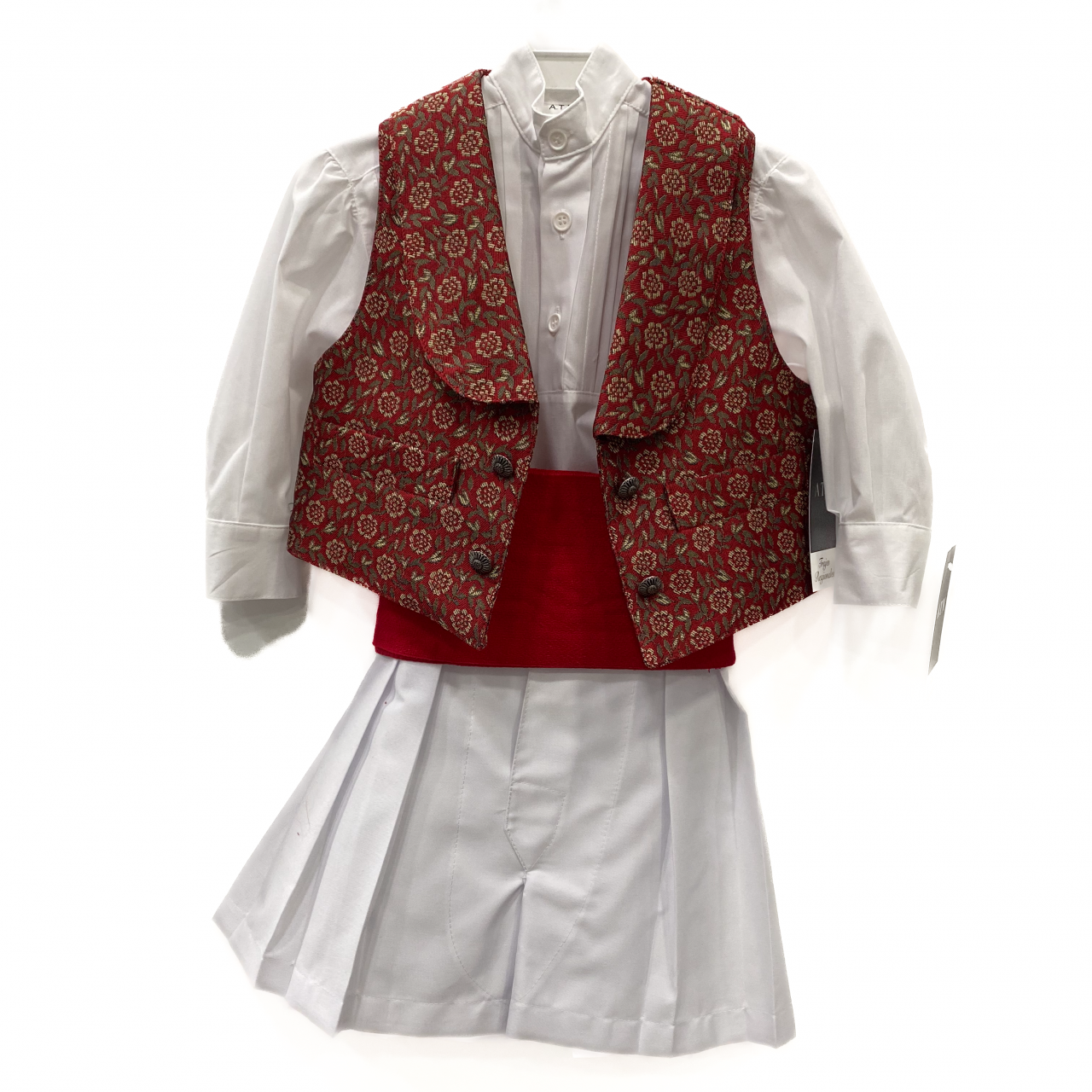 Chaleco Nio brocado