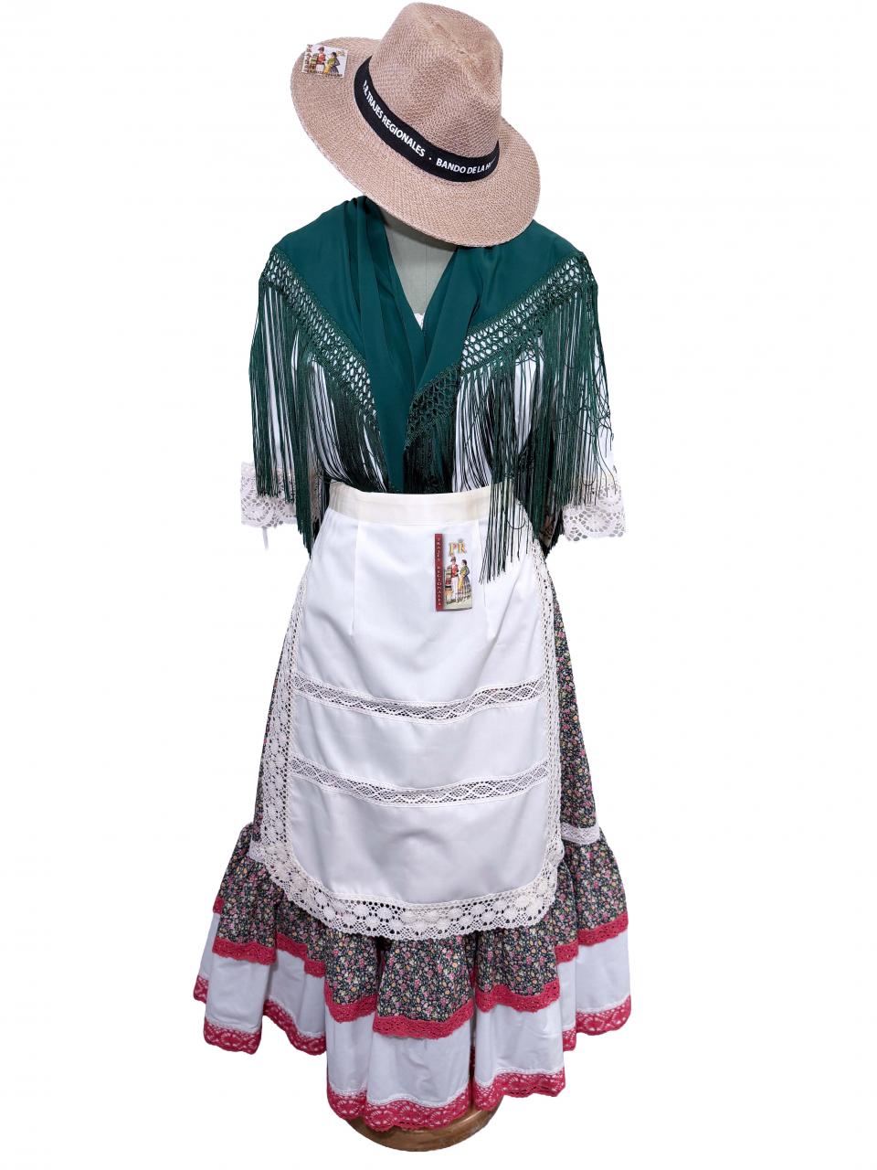 Zagalejo flores rosa blanco